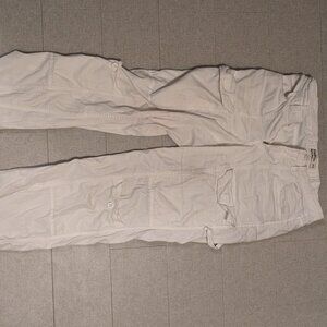 White Cargo Pants